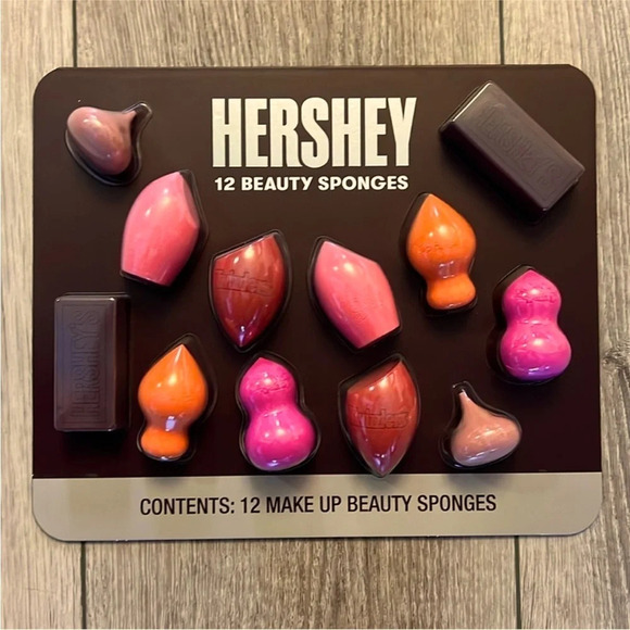 *Final Price* Hershey’s 12-Piece Beauty Blender Makeup Sponges Set NEW - Picture 1 of 2